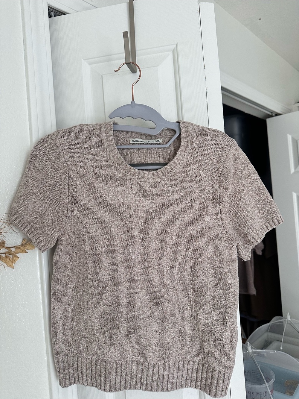 The A&F Madeline Textural Crew Sweater Tee